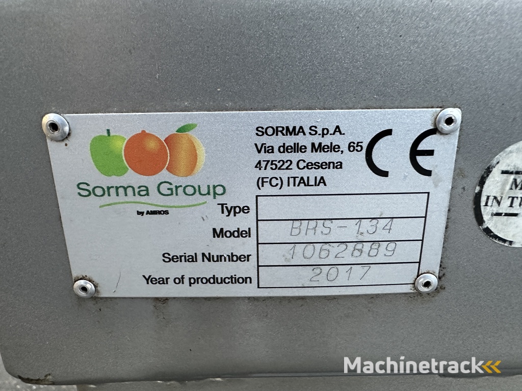 Sorma BRS-134 vertical packaging machine for Girsac, Sormapack and Sormabag