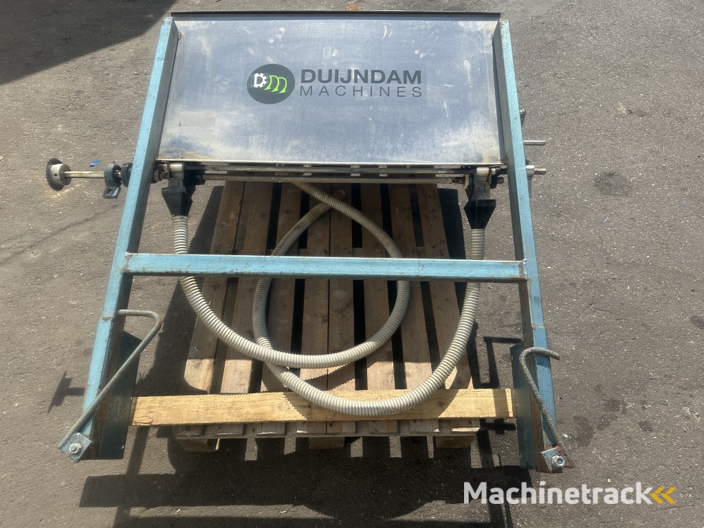 Perdu kunstmeststrooier doseerbak roestvrij staal met 2 uitgangen