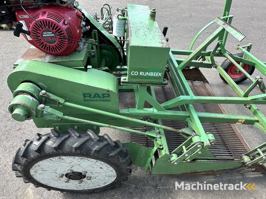 Rap Rijnbeek ZR 120 beddenrooimachine zelfrijdende oogstmachine voor bloembollen