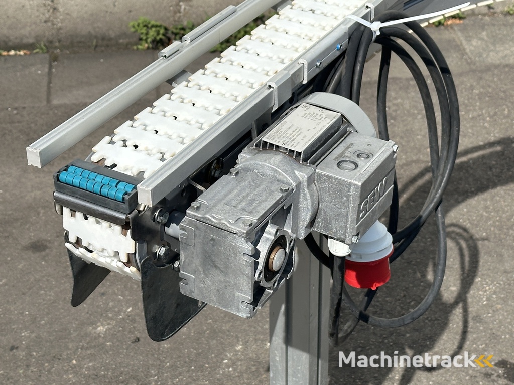 Flexlink Förderband S-förmig 2 x 90° Breite 8,5 cm