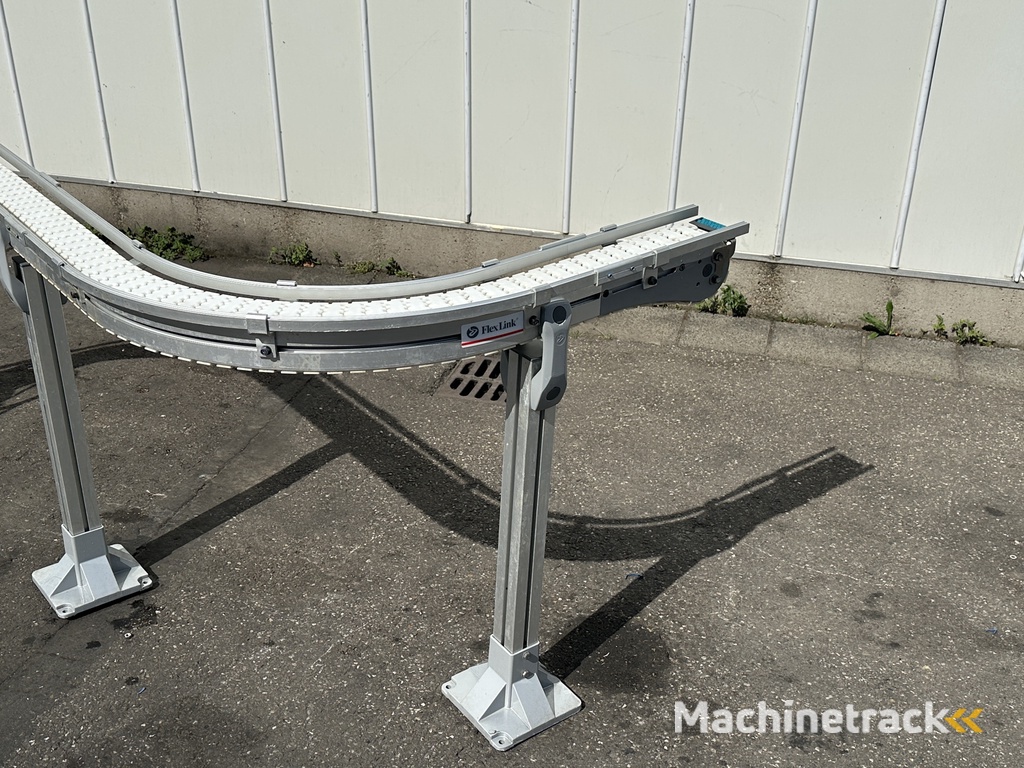 Flexlink Förderband S-förmig 2 x 90° Breite 8,5 cm