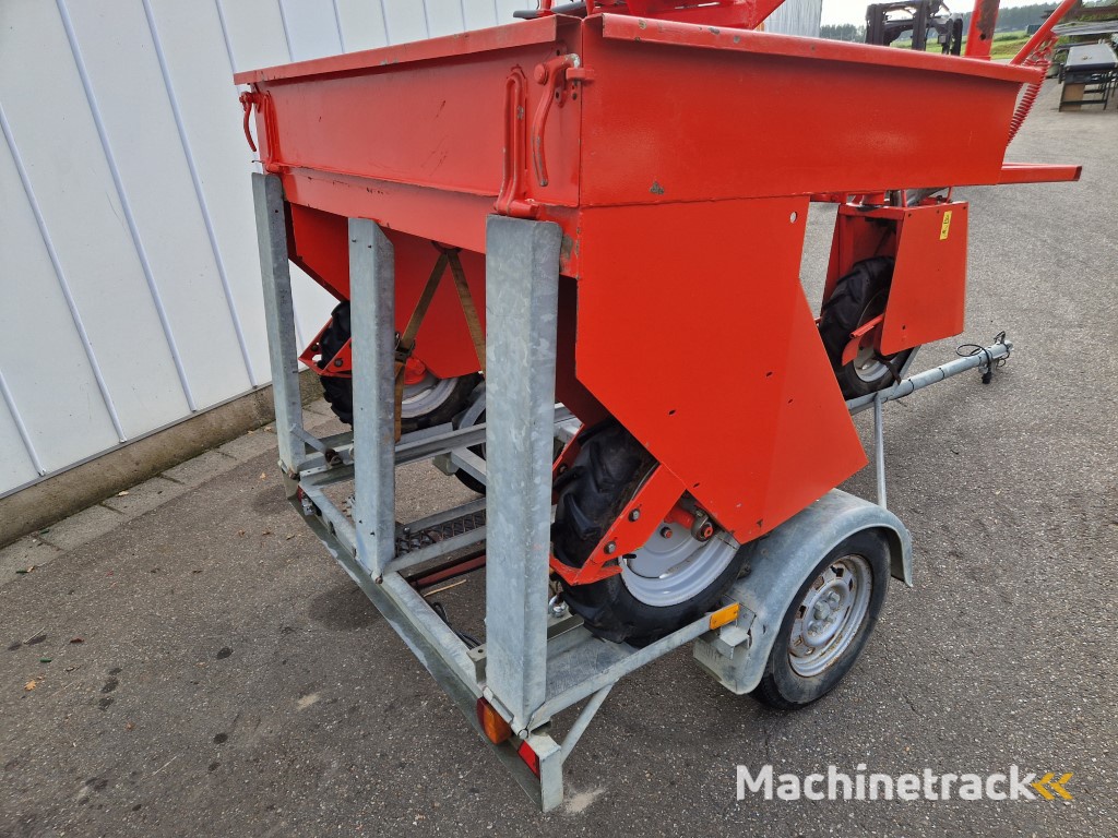 Structural selectiewagen met transport-aanhangwagen