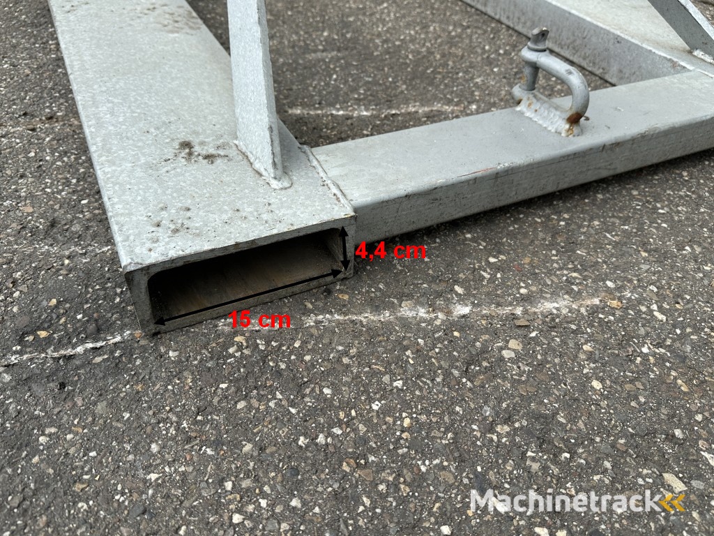 Gegalvaniseerde werktuigdrager voor de heftruck