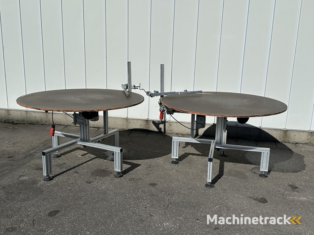 Viscon turntable with wooden top 150 cm