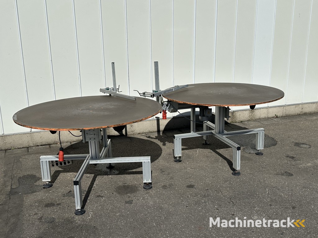 Viscon turntable with wooden top 150 cm