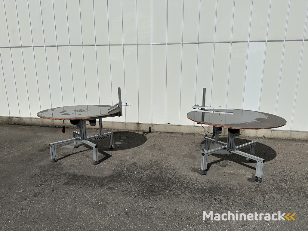 Viscon turntable with wooden top 150 cm