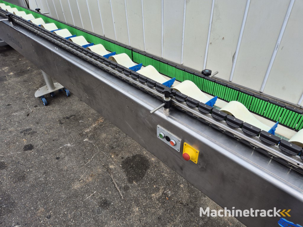 RGD VR-6 Genio flow pack machine for loose fragile products like zucchini and eggplant