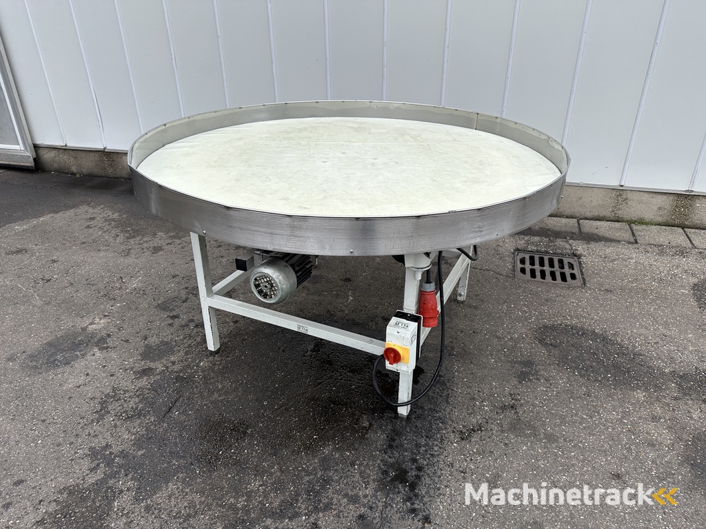 Draaitafel 150 cm spaanplaat met kunststof bovenblad