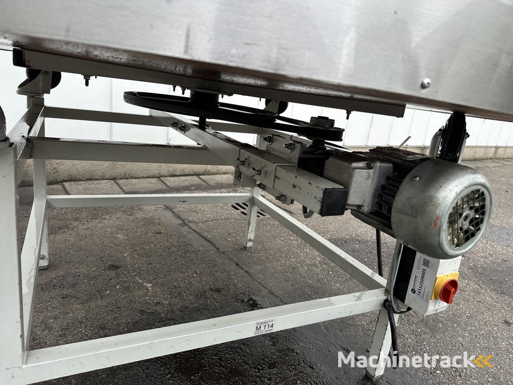 Draaitafel 150 cm spaanplaat met kunststof bovenblad