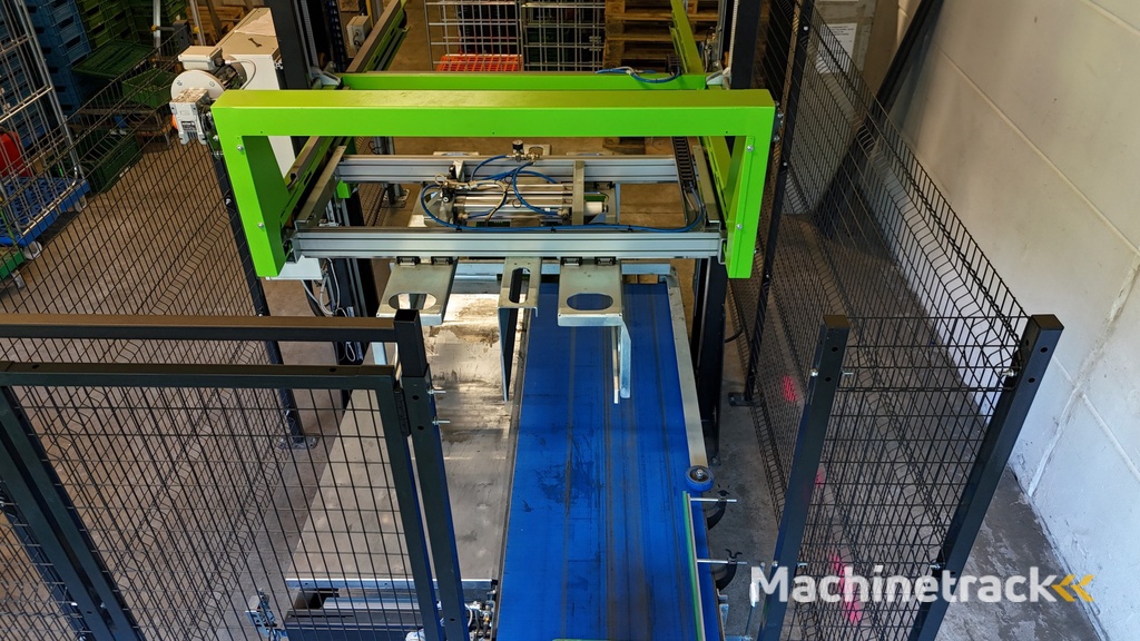 Greefa CombiSort apple & fruit sorting machine 2 line with water dumper, automatic box fillers and palletiser