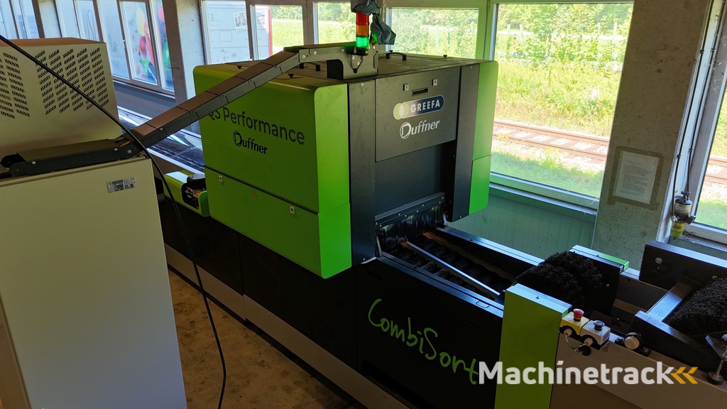 Greefa CombiSort apple & fruit sorting machine 2 line with water dumper, automatic box fillers and palletiser