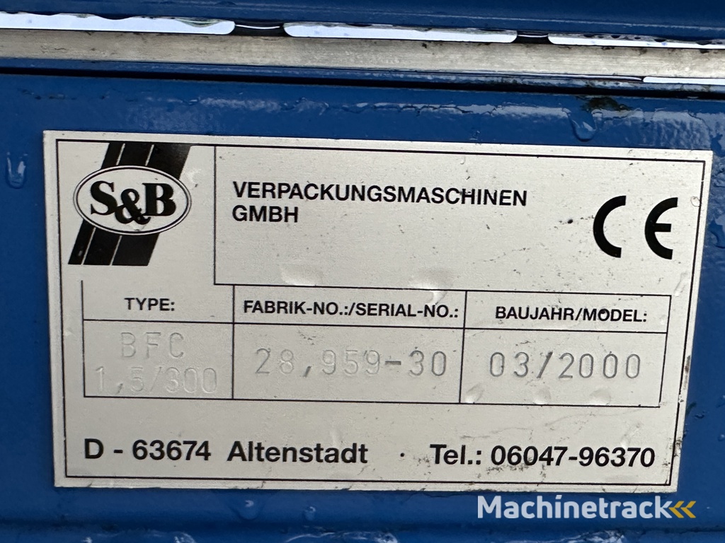 S&B conveyor 160 x 30 cm