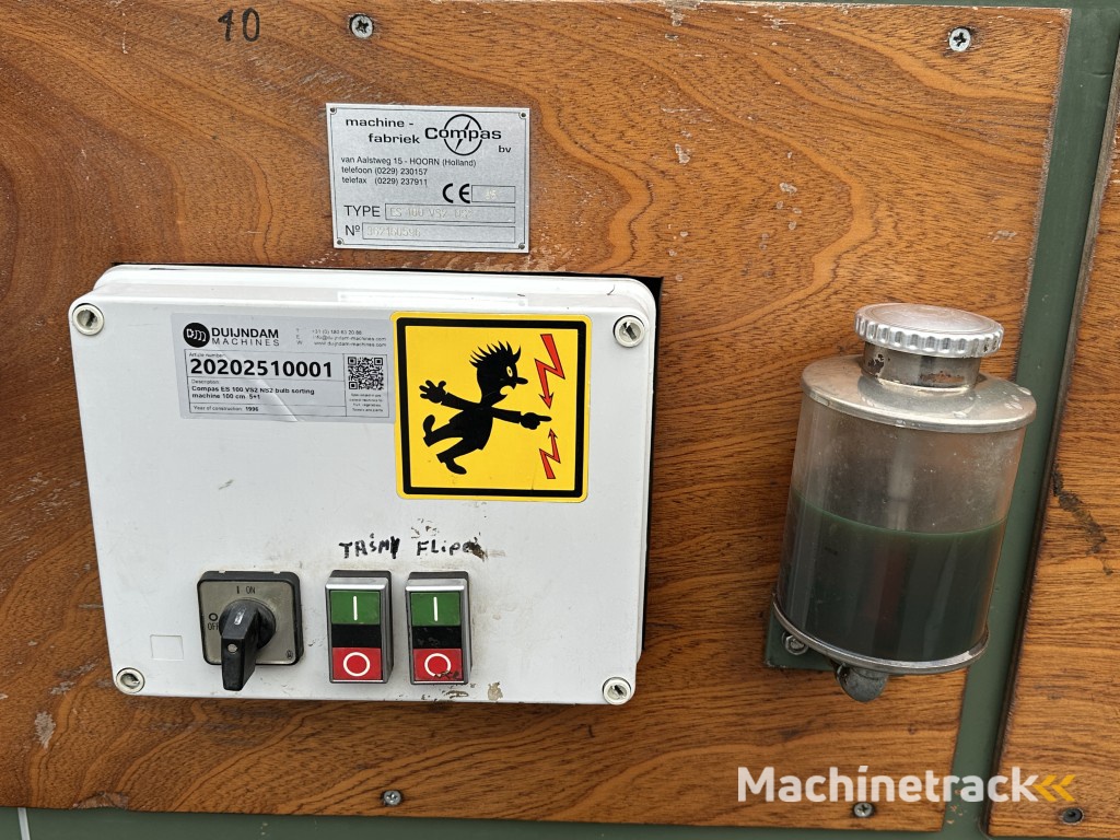 Compas ES 100 VS2 NS2 sorteermachine voor bloembollen en spruiten