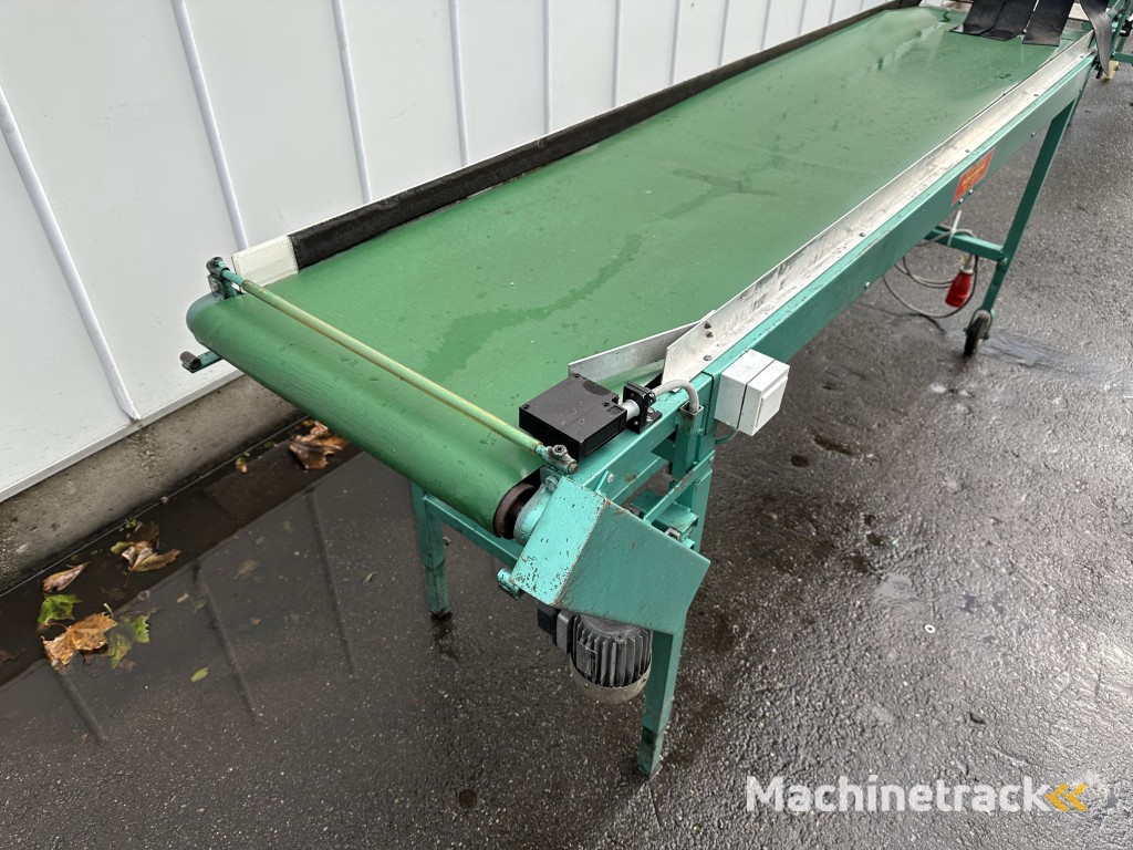 Schoemans transportband voor fruit 250 x 50 cm