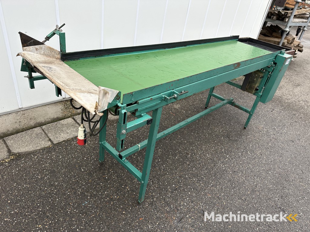 Schoemans transportband voor fruit 210 x 50 cm