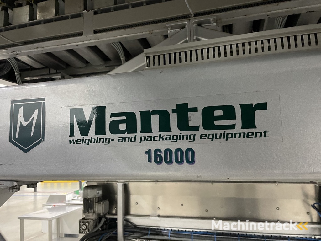 Manter VP16000 Wiegemaschine mit 3 Aufzügen und Dosierförderern