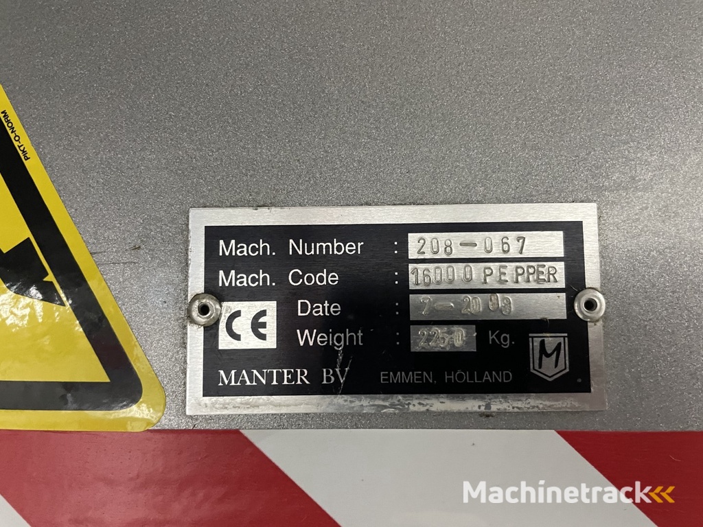 Manter VP16000 Wiegemaschine mit 3 Aufzügen und Dosierförderern
