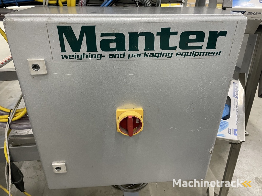 Manter VP16000 Wiegemaschine mit 3 Aufzügen und Dosierförderern