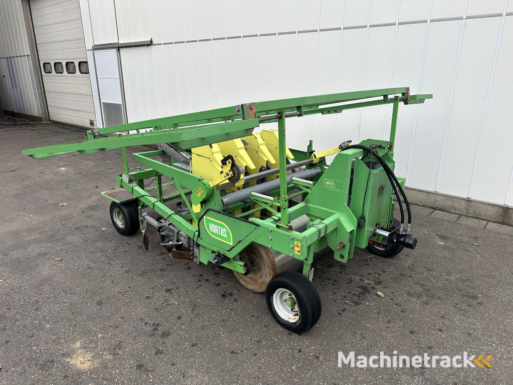 Hortech due automatic plastic foil/mulch planting machine 4 rows