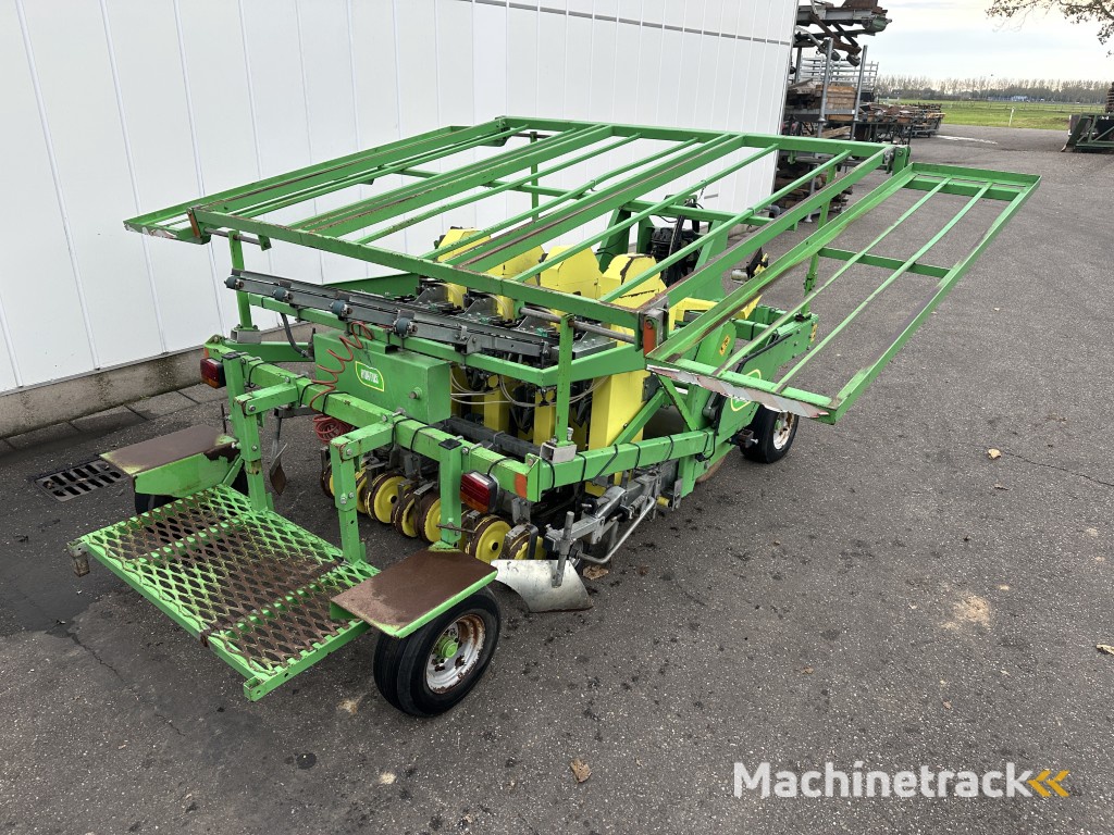 Hortech due automatic plastic foil/mulch planting machine 4 rows