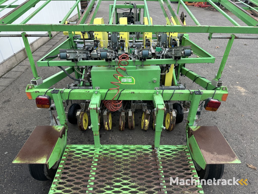 Hortech due automatic plastic foil/mulch planting machine 4 rows