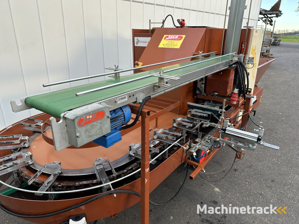 Javo Super potmachine met LPO pneumatische pottendispenser