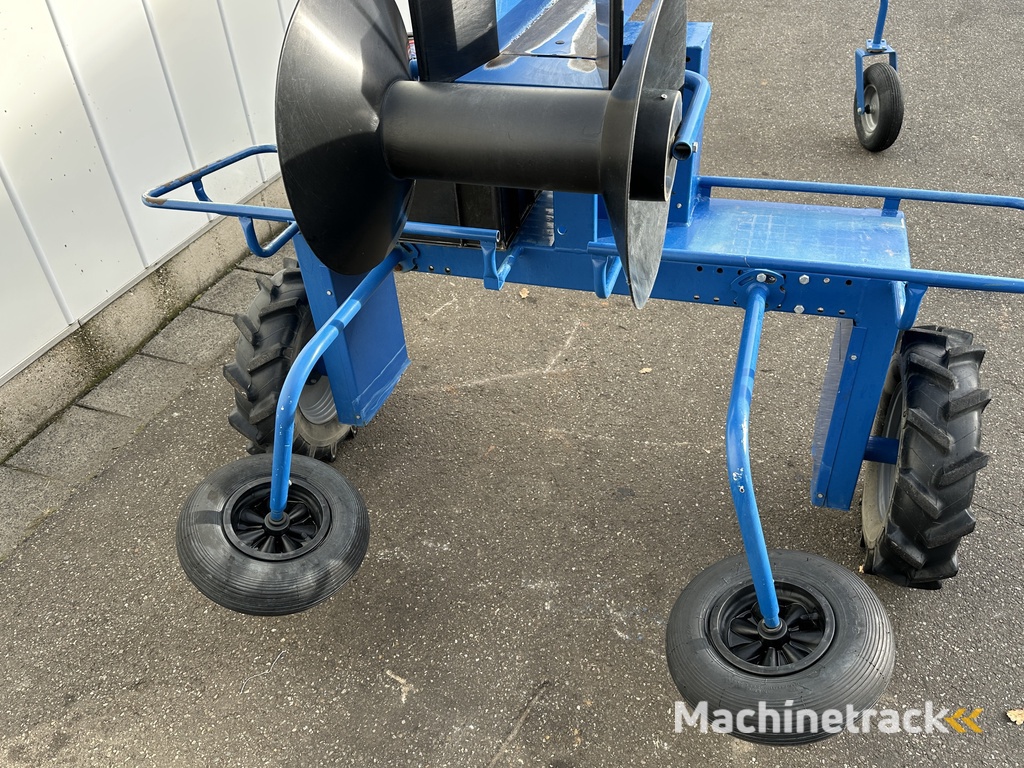 Engels Aspergespin oogstwagen voor asperges