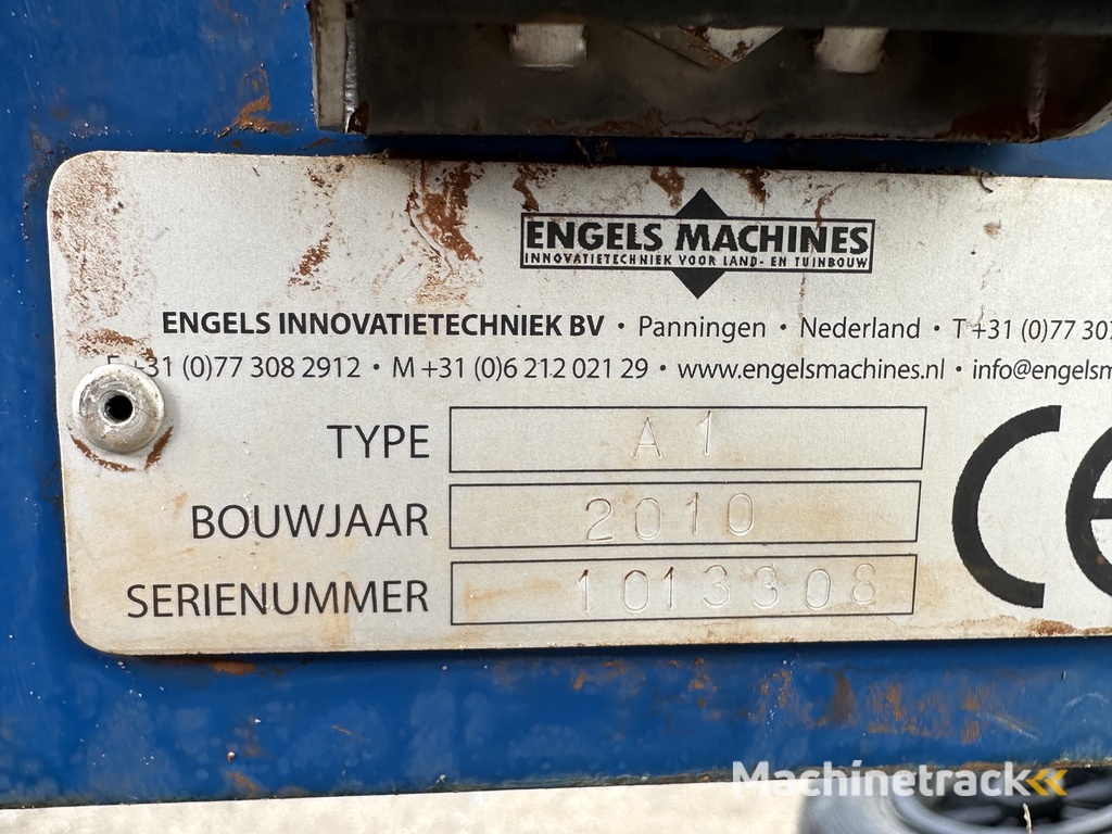 Engels Aspergespin oogstwagen voor asperges