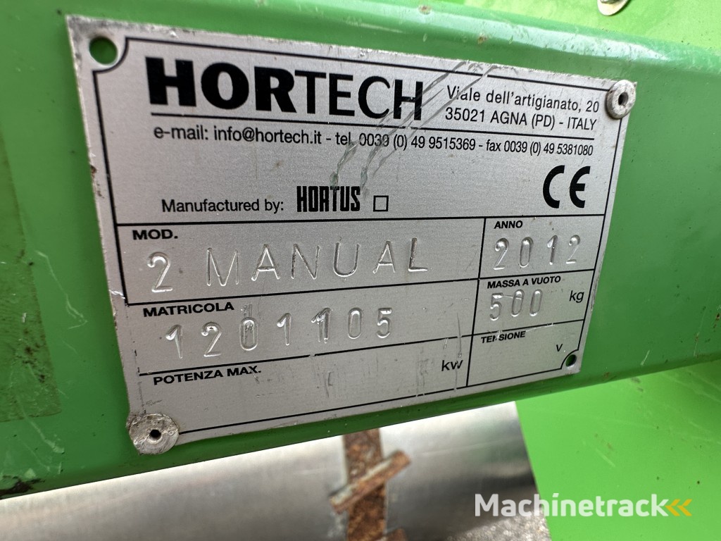 Hortech 2 Manual plantmachine 3 rijen