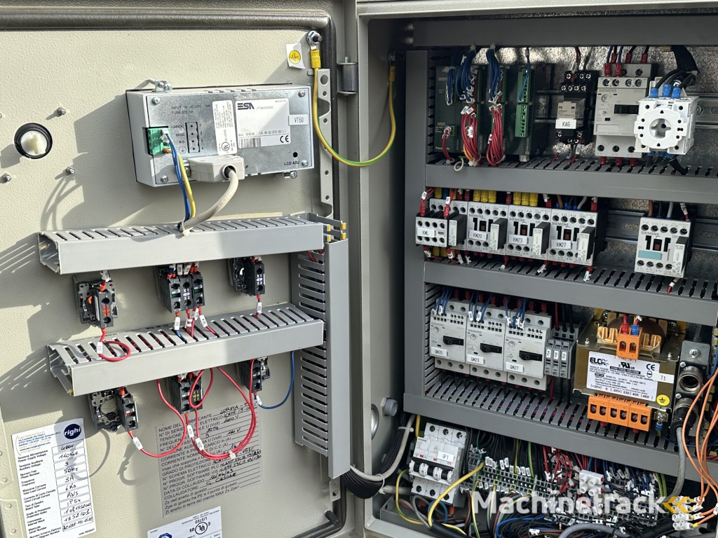 Sorma PC10 126 afweegmachine met punnet/trayvuller (ACM 115) en ontnester (DP4 115)