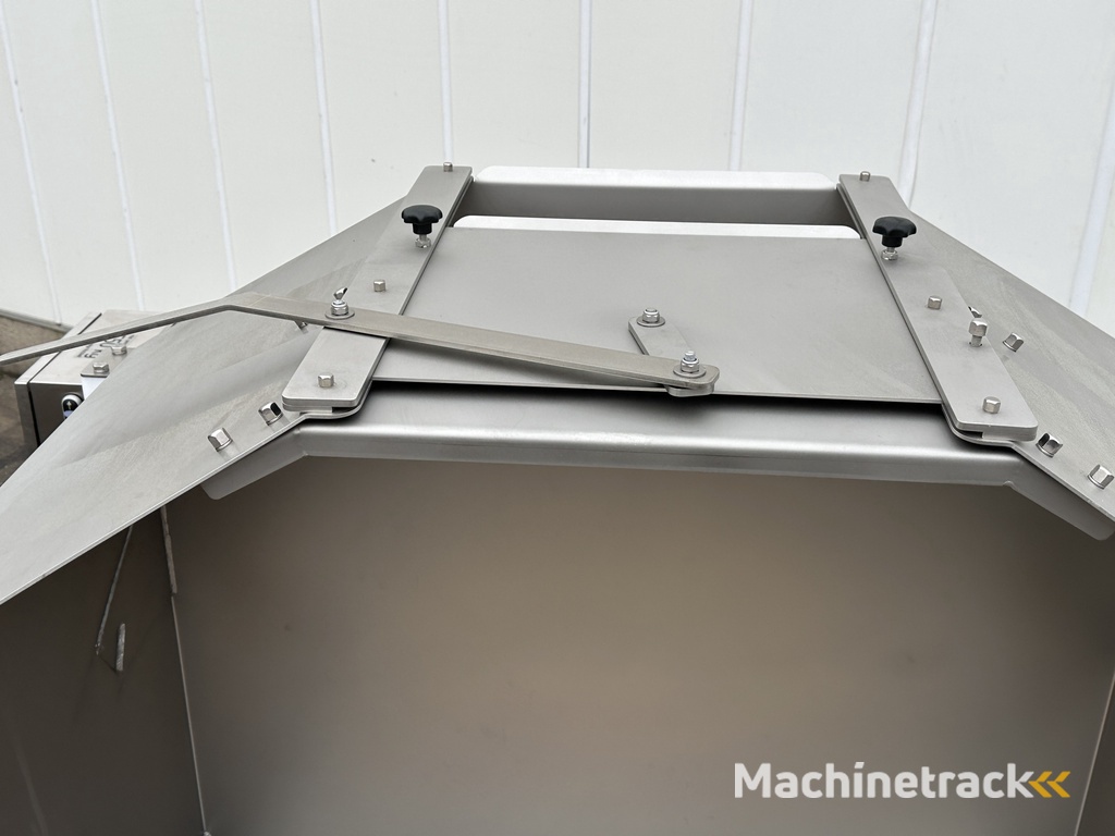 New stainless steel box tipper up to 125 cm