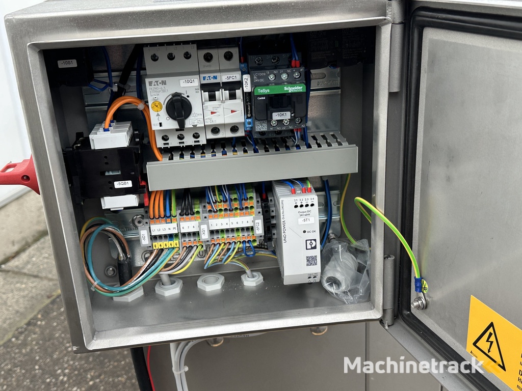 New stainless steel box tipper up to 125 cm