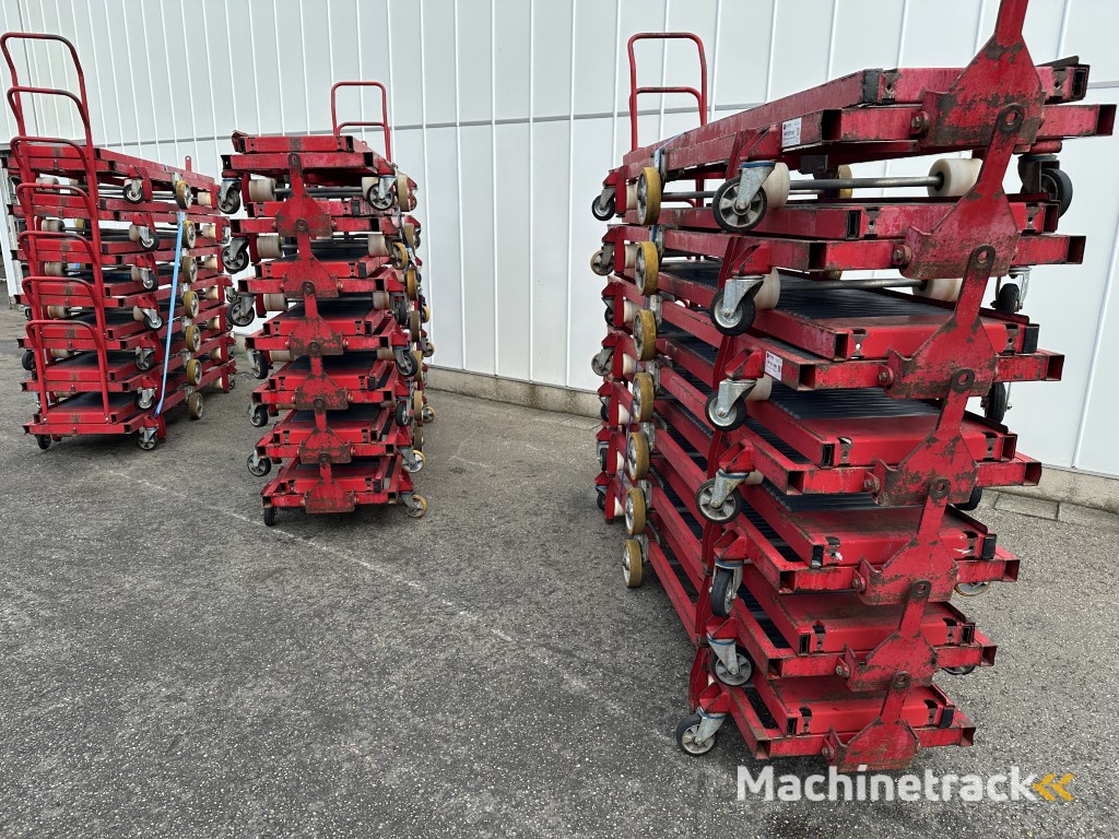 Taks oogstwagen met rollenbaan baanbreedte 55 cm