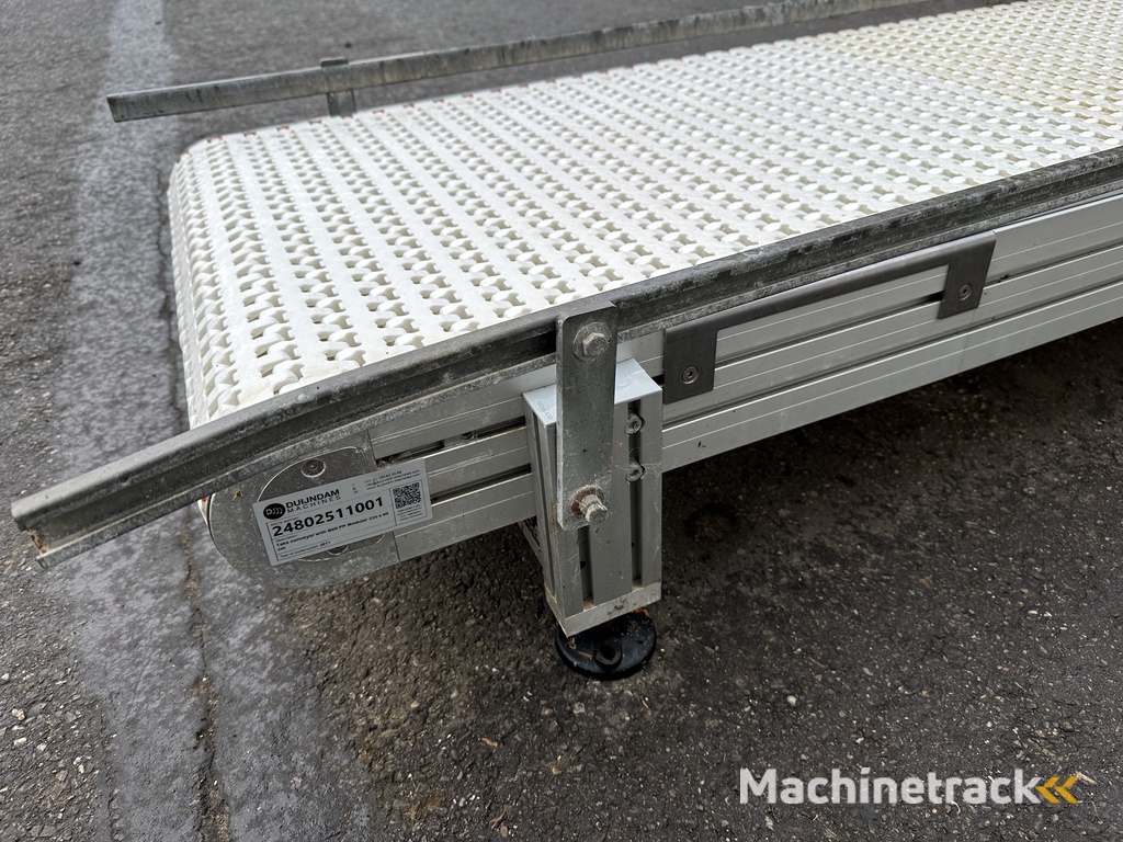 Taks transportband 235x 60 cm met PP modulaire band