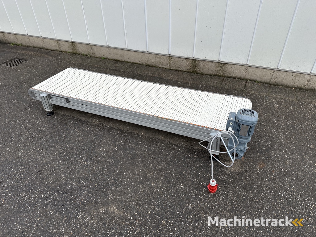 Taks transportband 235 x 60 cm met PP modulaire band