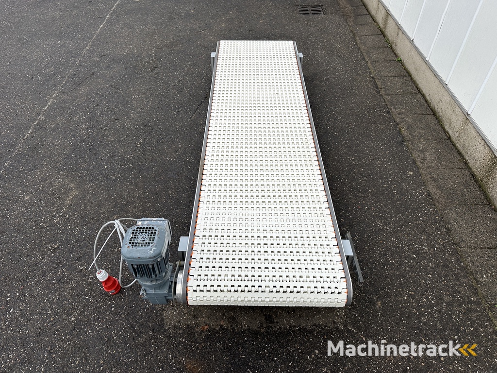 Taks transportband 235 x 60 cm met PP modulaire band