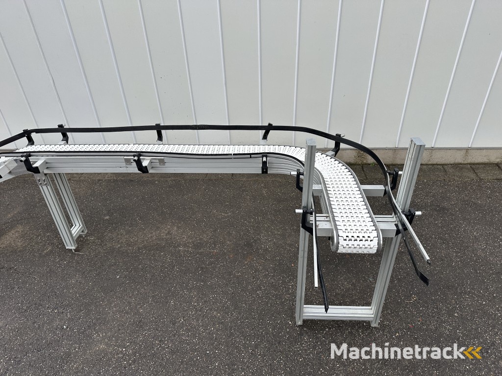 FS solutions bochtband 610 x 19 cm met modulaire band 90°