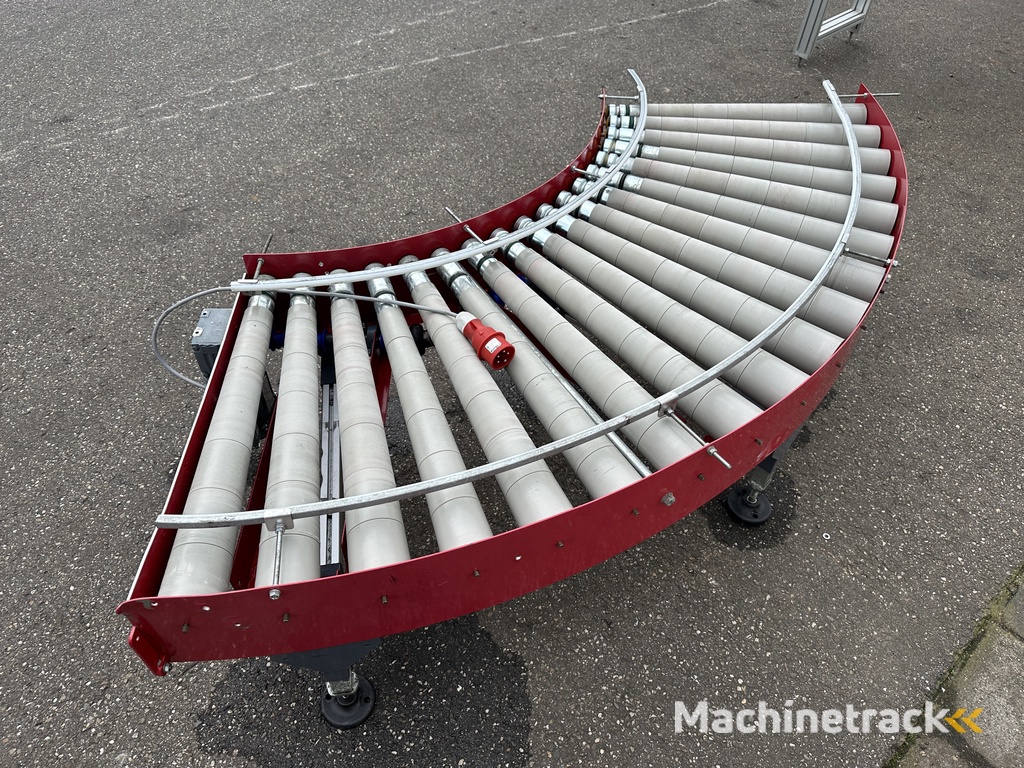 Taks rollenbaan bocht 90° breedte 75 cm