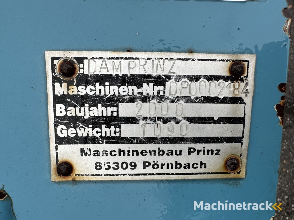 Prinz Dammprinz hill former for asparagus