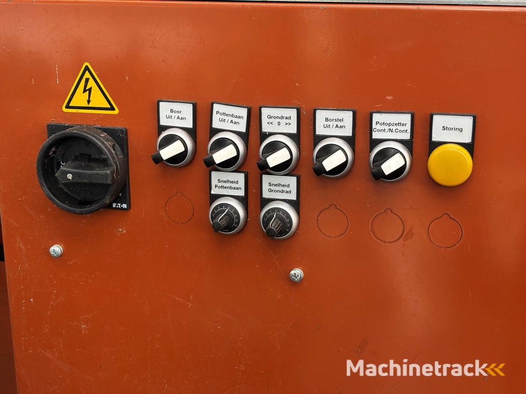 Javo Super Mega potmachine Met dubbele pneumatische potinzetter