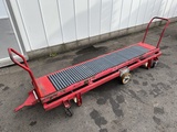 Minituur van Taks oogstwagen met rollenbaan baanbreedte 55 cm