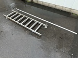 Thumbnail of Stainless steel staircase/ladder with handrail