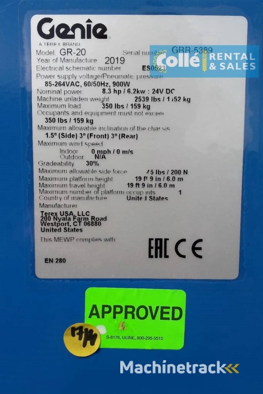 Genie GR-20 | 2020