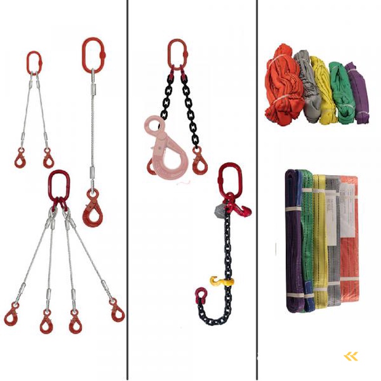 une-gamme-complète-de-solutions-de-levage-manutention, élingues à base de câble, chaines et textiles