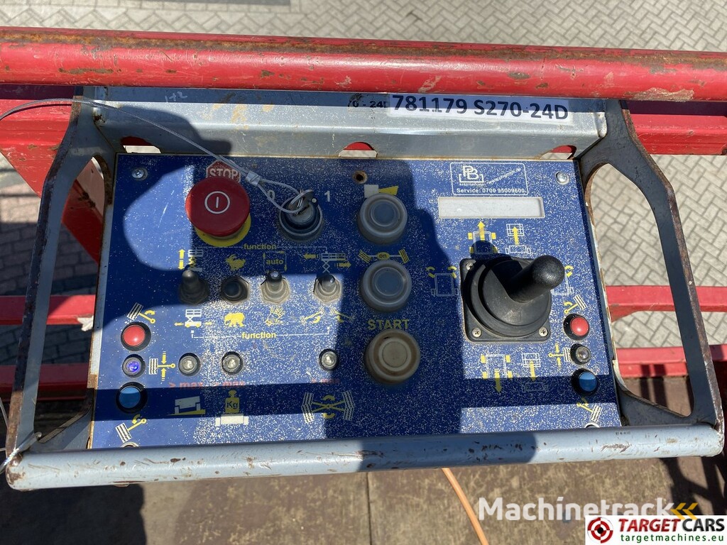 PB Lifttechnik S270-24 D Scissor 4x4 Diesel Work Lift 2725cm