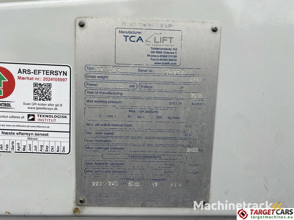 Falcon FS330Z Spider Tracked Articulated Boom Work Lift 3300cm