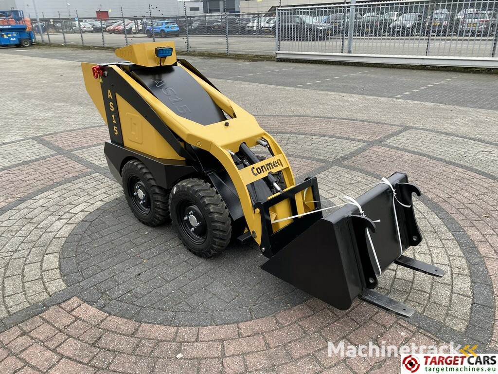 Conmeq AS15 Mini Skid Steer Electric Wheel Loader 4x4