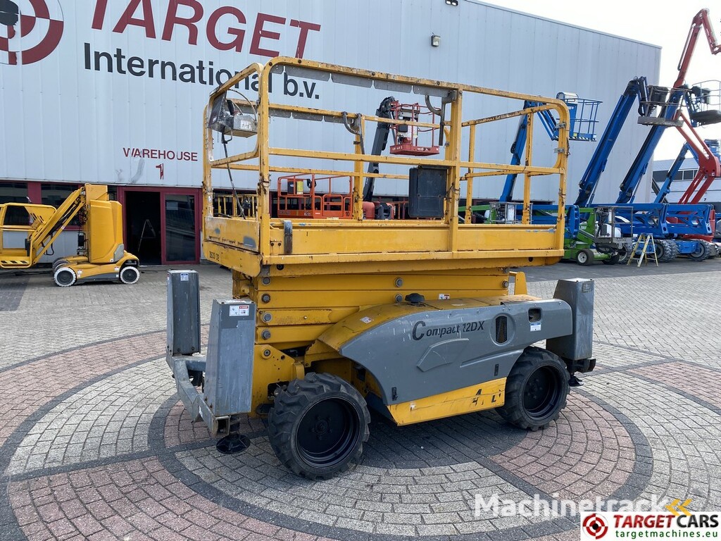 Haulotte Compact 12DX Diesel 4x4 Scissor Work Lift 1206cm