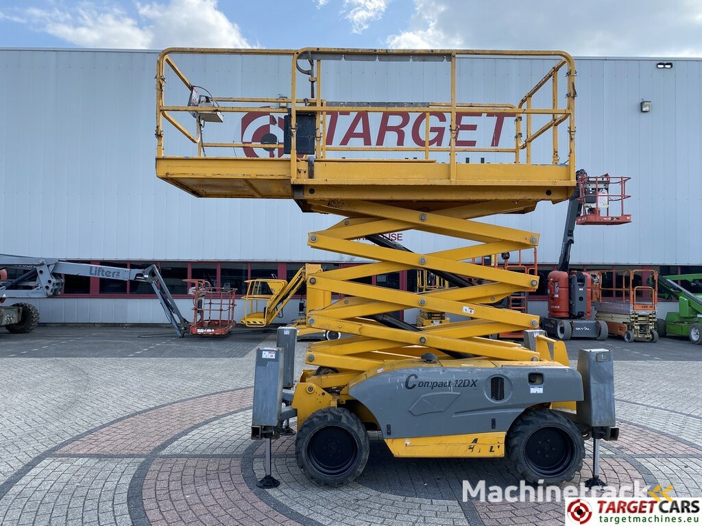 Haulotte Compact 12DX Diesel 4x4 Scissor Work Lift 1206cm