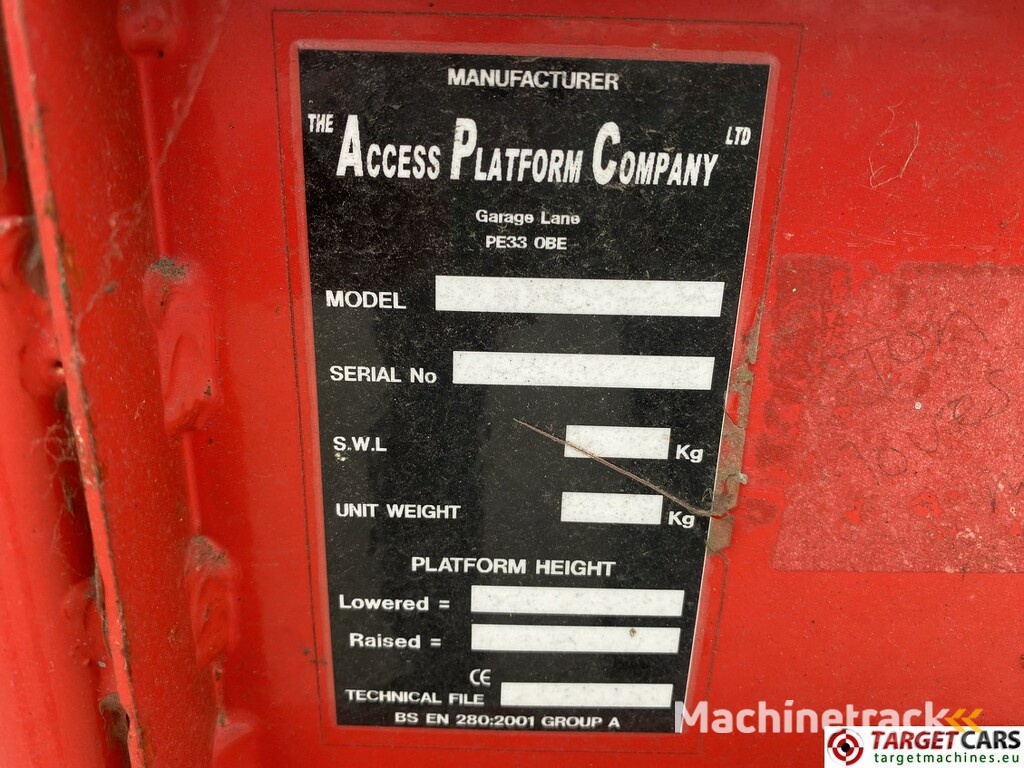 Power Scissor PS600 Manual Scissor Lift 600cm Defect